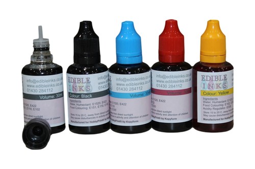 30ml colour edible inks - colour, for