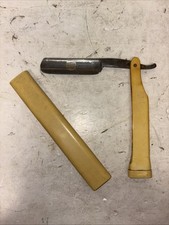 Vintage Brosem Special Brand Cut Throat Straight Razor With Original Case German