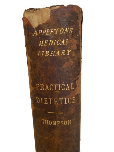 1896 antique medical book - 1896, diet