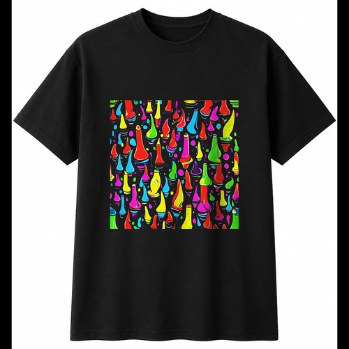 Neon lava lamp mens - neon, t-shirt