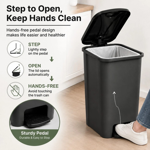 Waste rubbish bin with - waste,