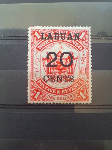 Labuan 1896 sg77 20c - labuan,