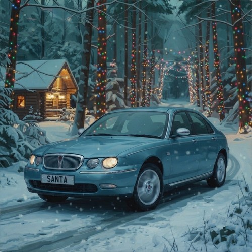 Rover classic car christmas - rover, 75