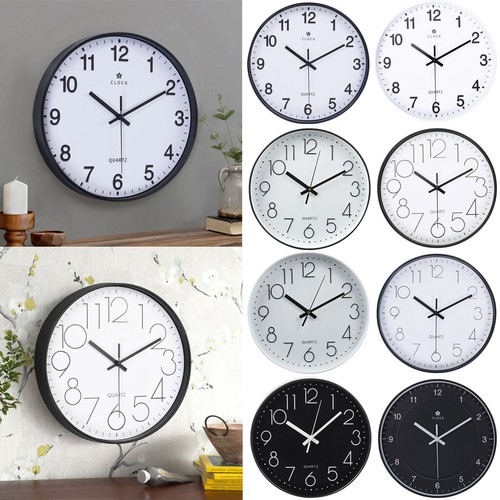Round wall clock - round,