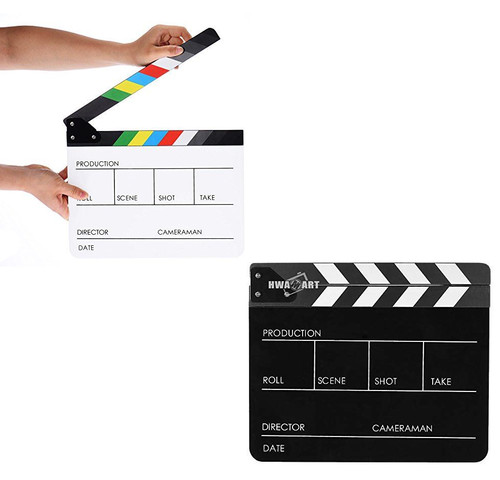 Acrylic clapperboard movie - acrylic,