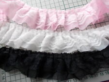 Lace over  Pleat Gathered