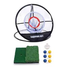 Golf Practice Net With Hitting