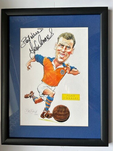 Original john charles signed - original,