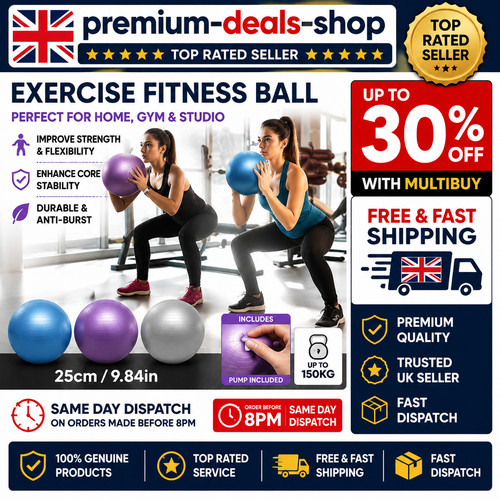 25cm yoga pilates ball fitness - yoga,