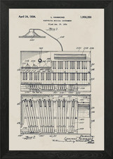 Hammond Organ Patent Drawing