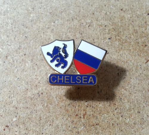 Chelsea rare enamel football - enamel,