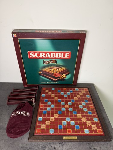 Scrabble deluxe edition - scrabble,