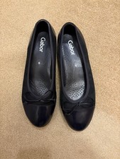 Gabor Navy Ballet Pump Shoes