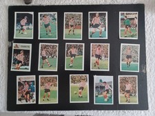 Football Cards - SOUTHAMPTON x 15 - FKS Soccer Stars 1969/70 - Removed Album