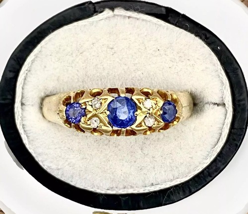 18ct gold antique ring - antique,
