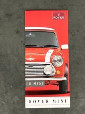1991 JDM Japanese Rover Mini Pamphlet featuring Mini Cooper "Mainstream" (rare)