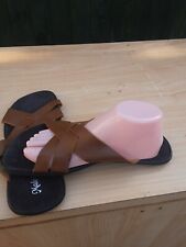 100% Genuine PremiumLeather Slippers Men Toe Shoe Size 40 HandMade Spain RRP £75