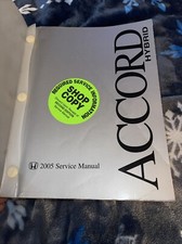 2003 Honda Accord HYBRID Shop