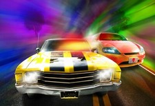Photo Wall Mural-RACING