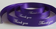 Thank you Ribbon 33 vibrant colours, 3 Widths to choose from. Cake Gift Ribbon
