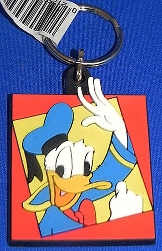 Donald duck rubber die cut - donald,