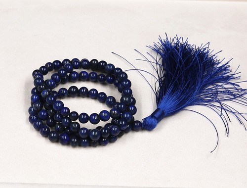 Lapis lazulimala prayer beads - lazulimala,