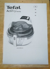 Tefal Instructions ActiFry Family Cooking Guidelines ENGLISH Model SERIE 011-1