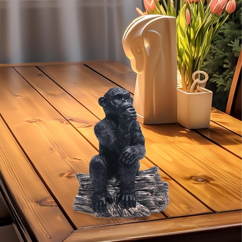 Gorilla statue ornament modern - statue,
