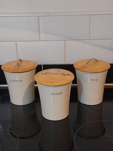 Tea coffee sugar cream storage - coffee,