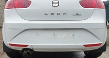SEAT LEON Mk2 FL 1P 2005-2012 Complete Rear Bumper Assembly Glacier White LS9R
