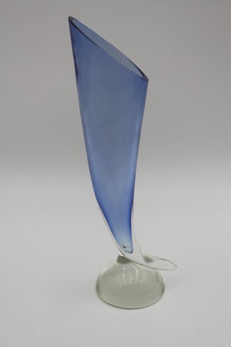 Vintage blue crystal - , vase: