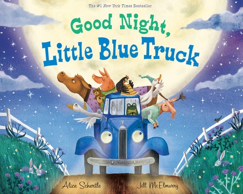 Good night little blue truck - night,,