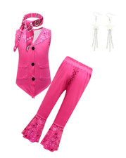 80's 90's Retro Cowgirl Barbie Fancy Dress Costume - XL (FD103)