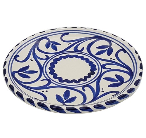 Round dinner plate tapas - dinner,