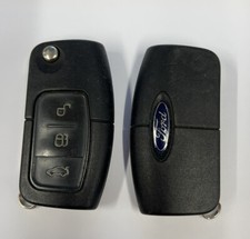 GENUINE FORD 3 BUTTON REMOTE FLIP KEY FOB FIESTA FOCUS ETC TESTED! 3M5T15K601AB