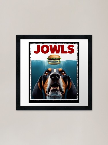 Funny black and - tan, coonhound