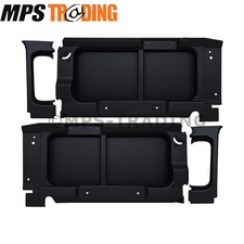 Defender 90 Hard Top Interior Rear Side Trim Panel Set Black DA1644 / TR23