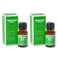 2x Salactol Warts Verruca Corns Calluses Paint 10ml