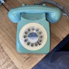 Wild & Wolf 746 Telephone 1960s Style Vintage Retro PUSH BUTTON Landline Phone