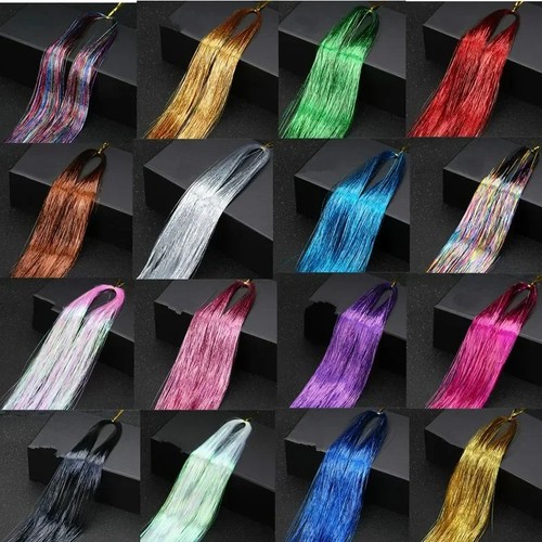 Holographic hair tinsel - hair,