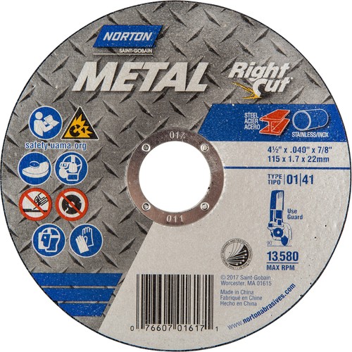 Norton cutoff wheel 5in - cutoff, wheel,
