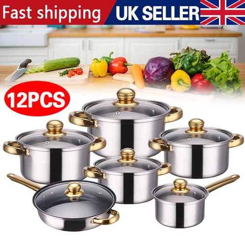 Stainless steel 12pcs - stainless,
