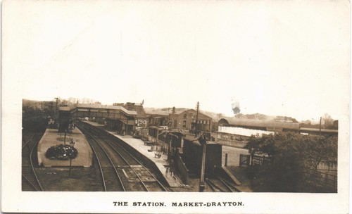 Market drayton the railway - drayton.,