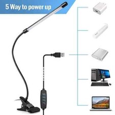 USB Clip On Desk Lamp Flexible