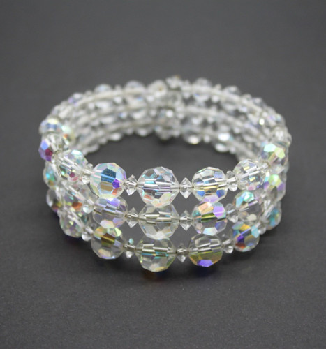 Vintage 1950s faceted glass - vintage,