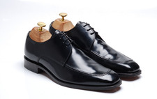 Loake black shine derby - loake,