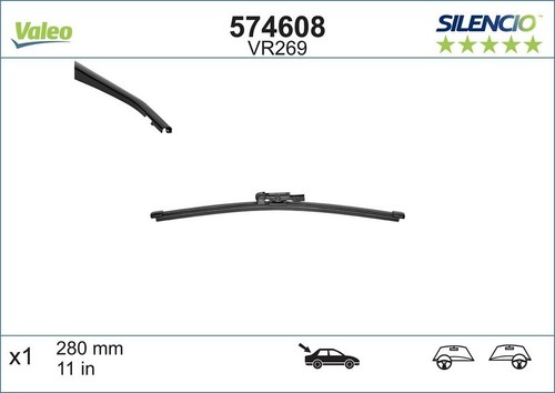 Valeo rear wiper blades fits - blades,