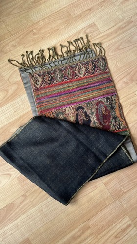 Paisley striped pashmina - &,
