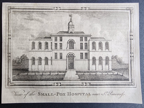 Antique 1770 print smallpox - antique,