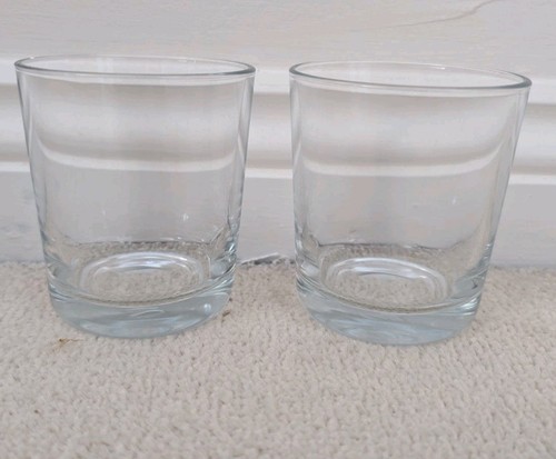Small clear tumbler glasses - small,